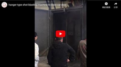 Tipul de Hanger Shot Blashing Machine La Blast Car Door