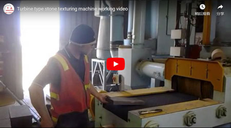 TurbineType Stone Texting Machine de lucru Video